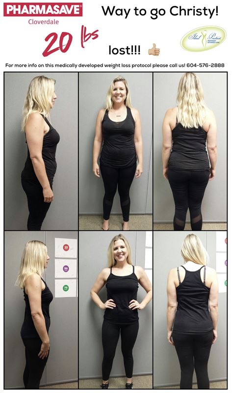 Christy Before After 20lbs Nov