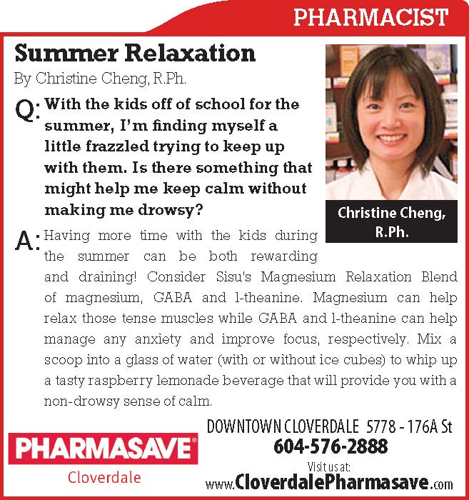 Summer Relaxation QA with Pharmacist Christine