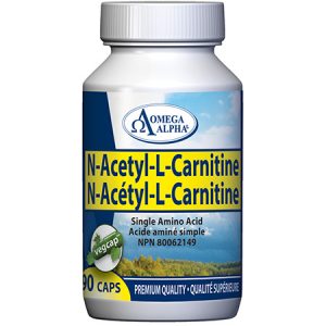 a bottle of N-Acetyl-L-Carnatine capsules